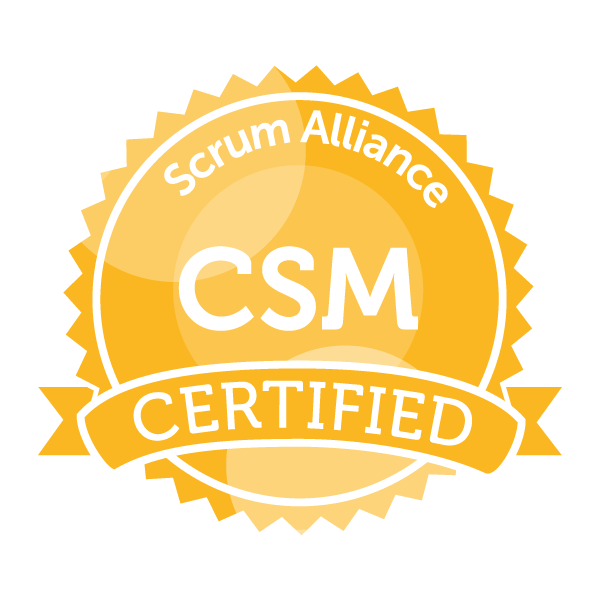 Scrum Alliance CSM Certified 